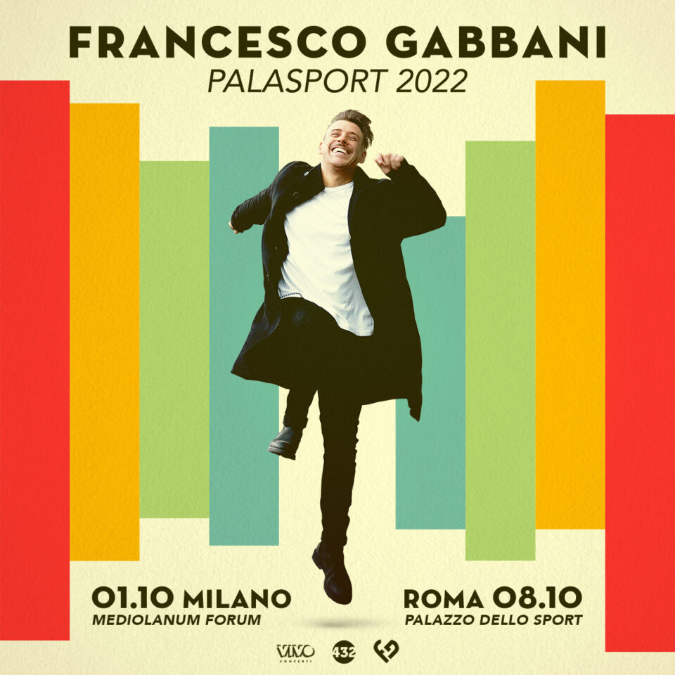 Cover di Francesco Gabbani nei palazzetti